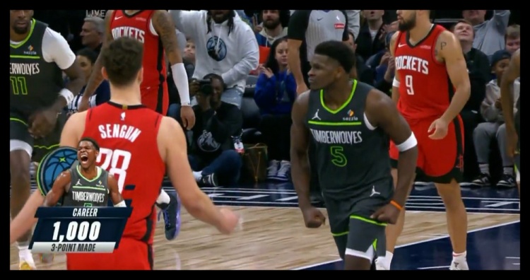  23歲186天！愛(ài)德華茲成NBA歷史上最年輕投進(jìn)1000記三分球員