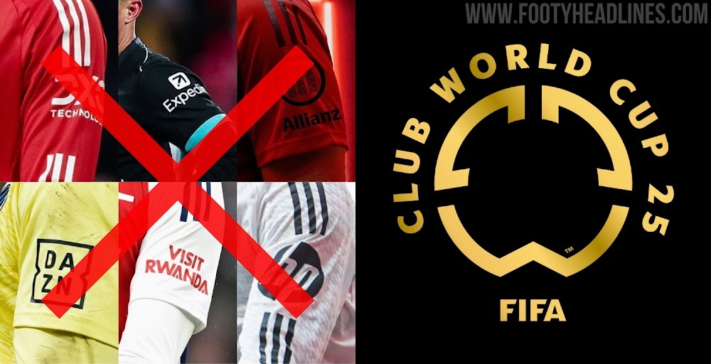  FIFA不允許世俱杯球隊有袖標贊助，需貼上世俱杯徽標