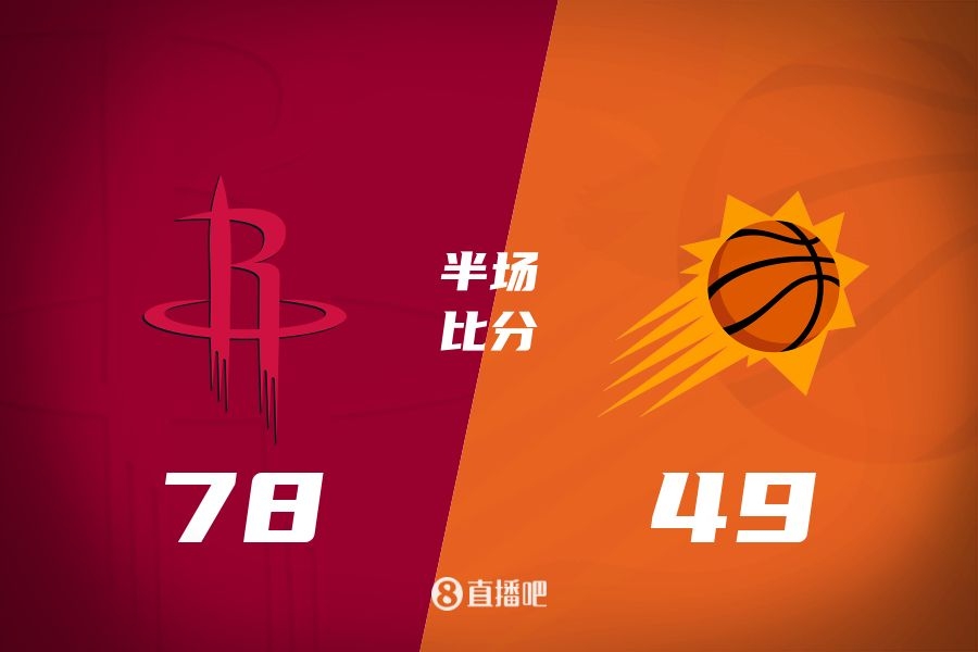  火箭半場(chǎng)領(lǐng)先太陽(yáng)29分！杰倫-格林16分 阿門(mén)12分5前板 布克11中9