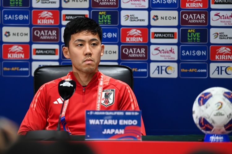  遠藤航：戰巴林全隊上下斗志高昂，希望擊敗他們直通世界杯